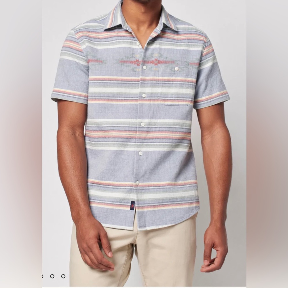 Faherty Brand Doug Good Feather Short-Sleeve